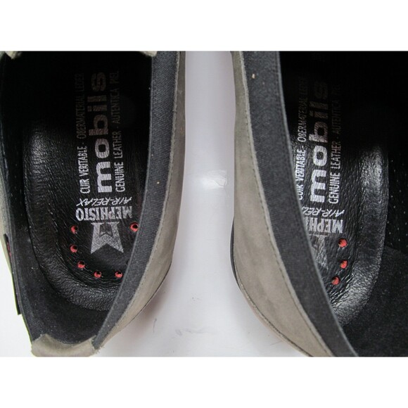 Mephisto Air Relax Mobils  Women's Shoe Slip On Wedge  Gray  Size 7 EUC - Picture 10 of 12